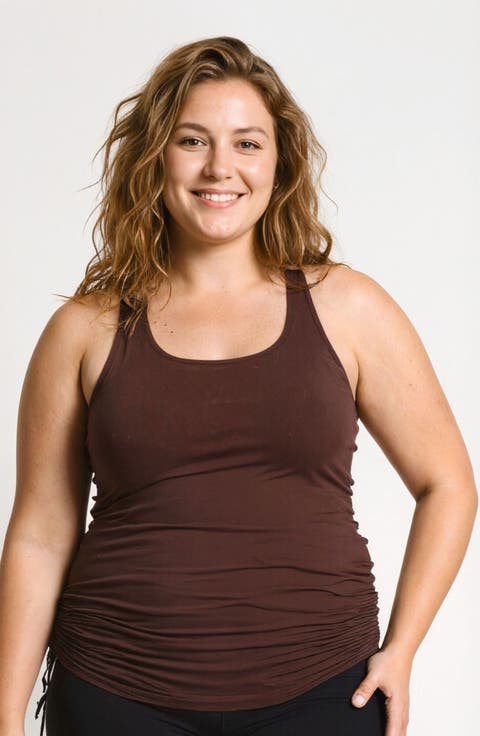 Plus Size Maya Tankini Swim Top With Removable Cups