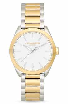 Sports Luxe Geo Bracelet Watch, 34mm