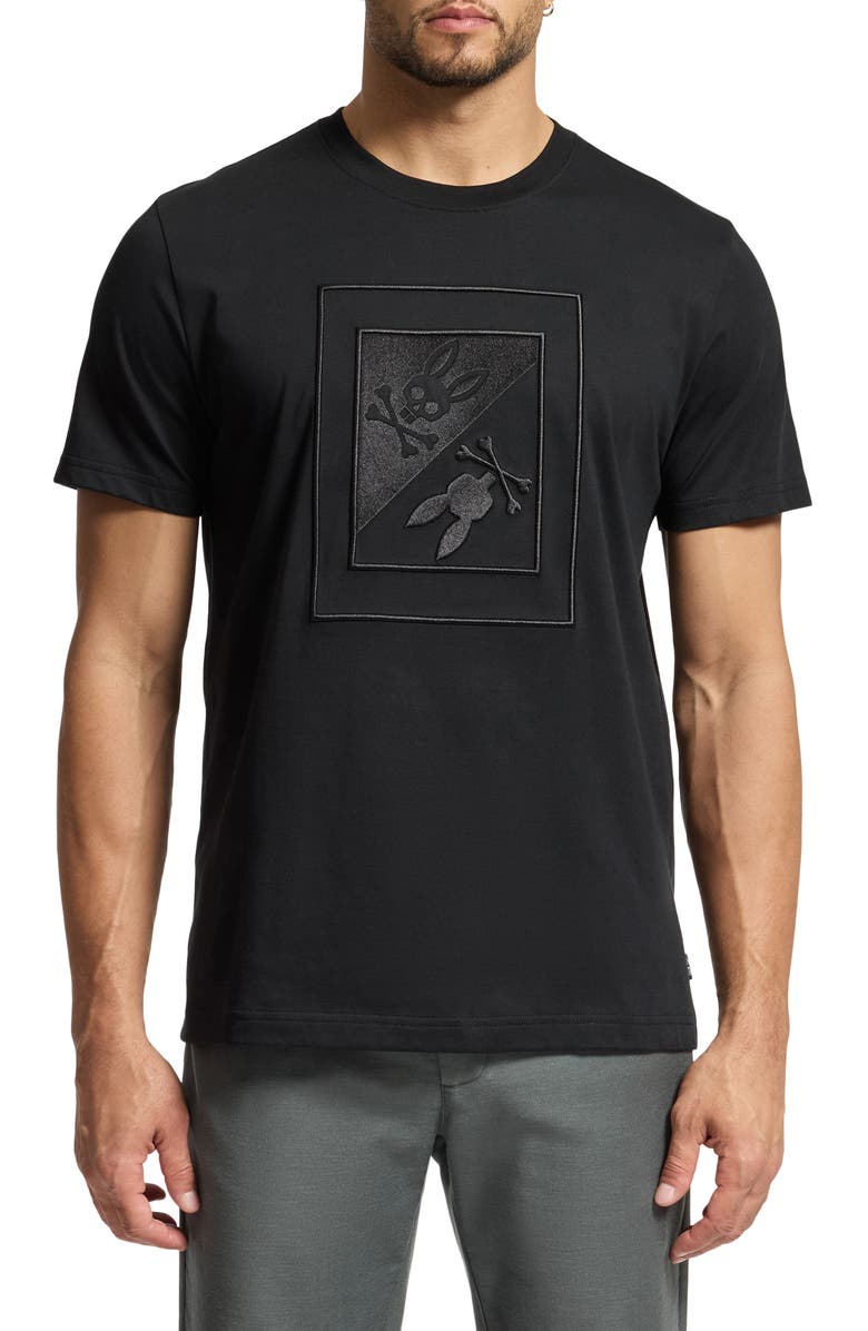 Psycho Bunny Valdez Embroidered Graphic T-Shirt, Main, color, 