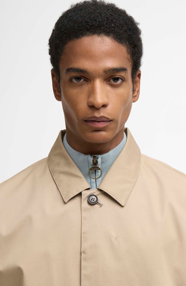 Barbour Rokig Waterproof Car Coat, Alternate, color, Washed Stone/ Highland Lake