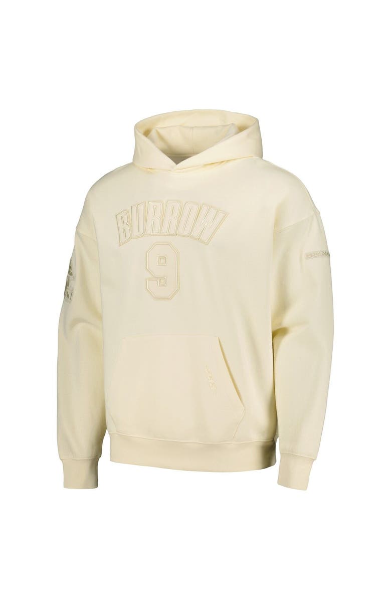 PRO STANDARD Men's Pro Standard Joe Burrow Cream Cincinnati Bengals Player Name & Number Pullover Hoodie, Alternate, color, Cream