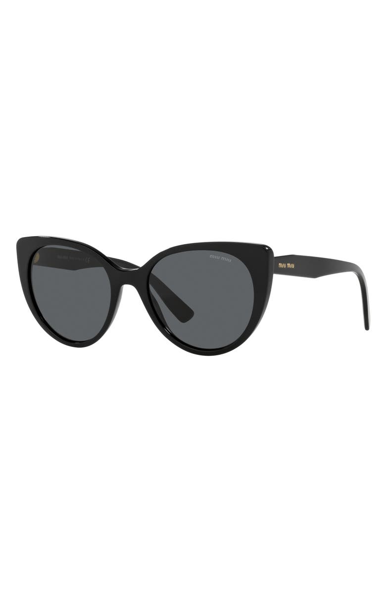 Miu Miu 52mm Cat Eye Sunglasses, Alternate, color,