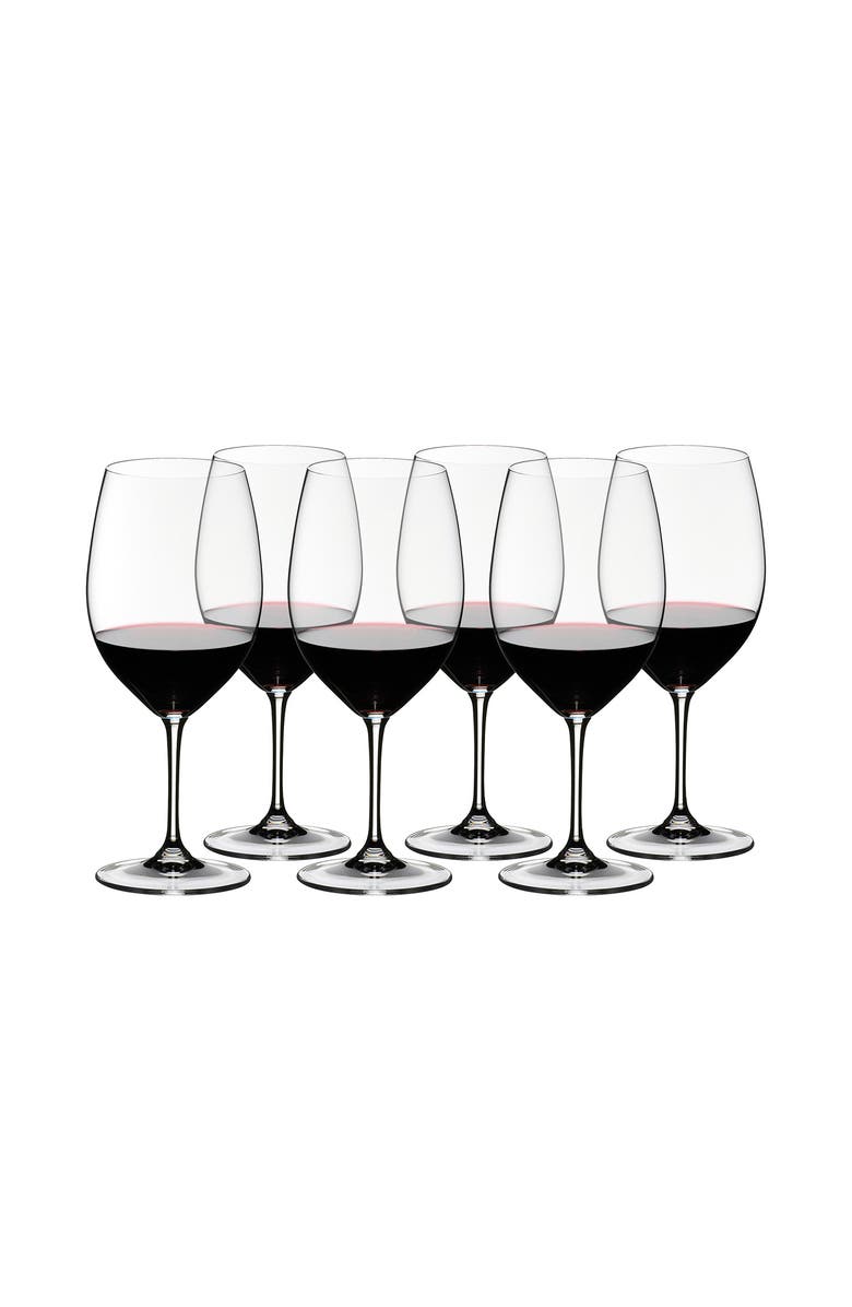 Riedel Vinum Cabernet Sauvignon/Merlot Glass Set, Main, color, Clear
