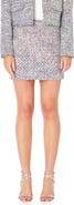 Endless Rose Sequin Tweed Miniskirt