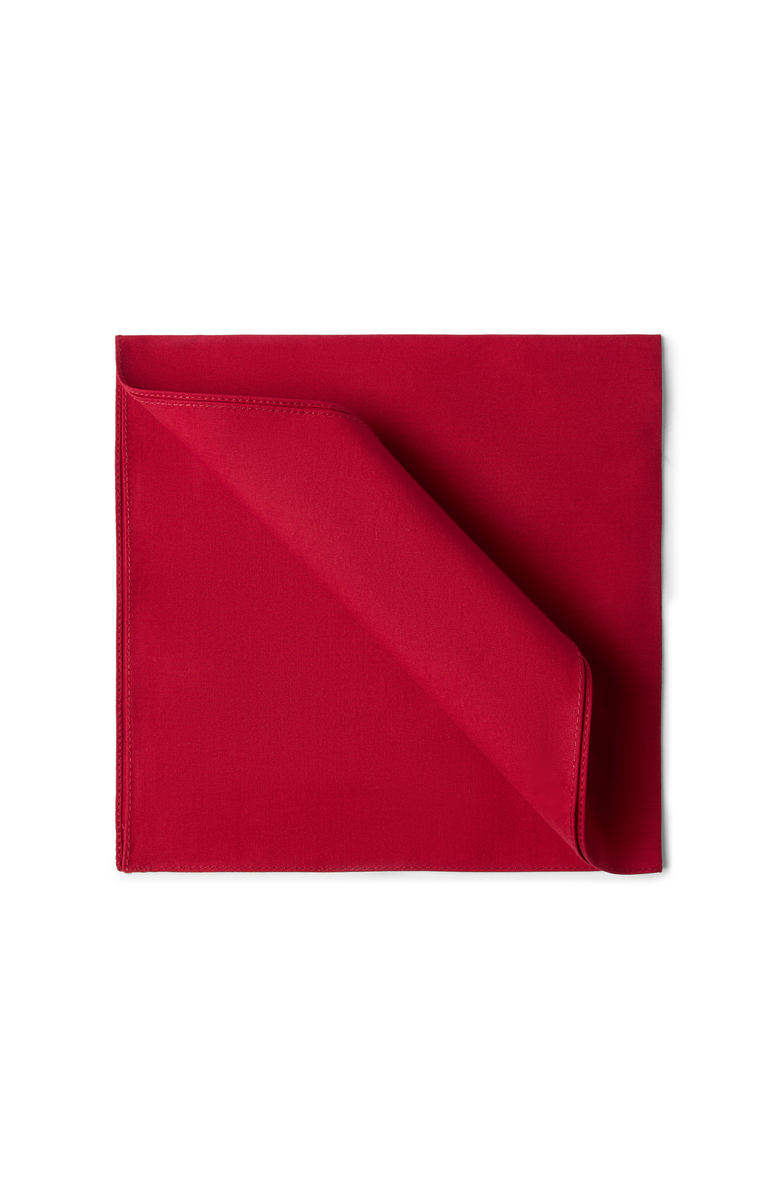 Brunello Cucinelli Cotton pocket square, Main, color, Red