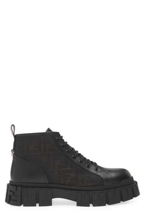 Fendi Force Biker Boot In Black