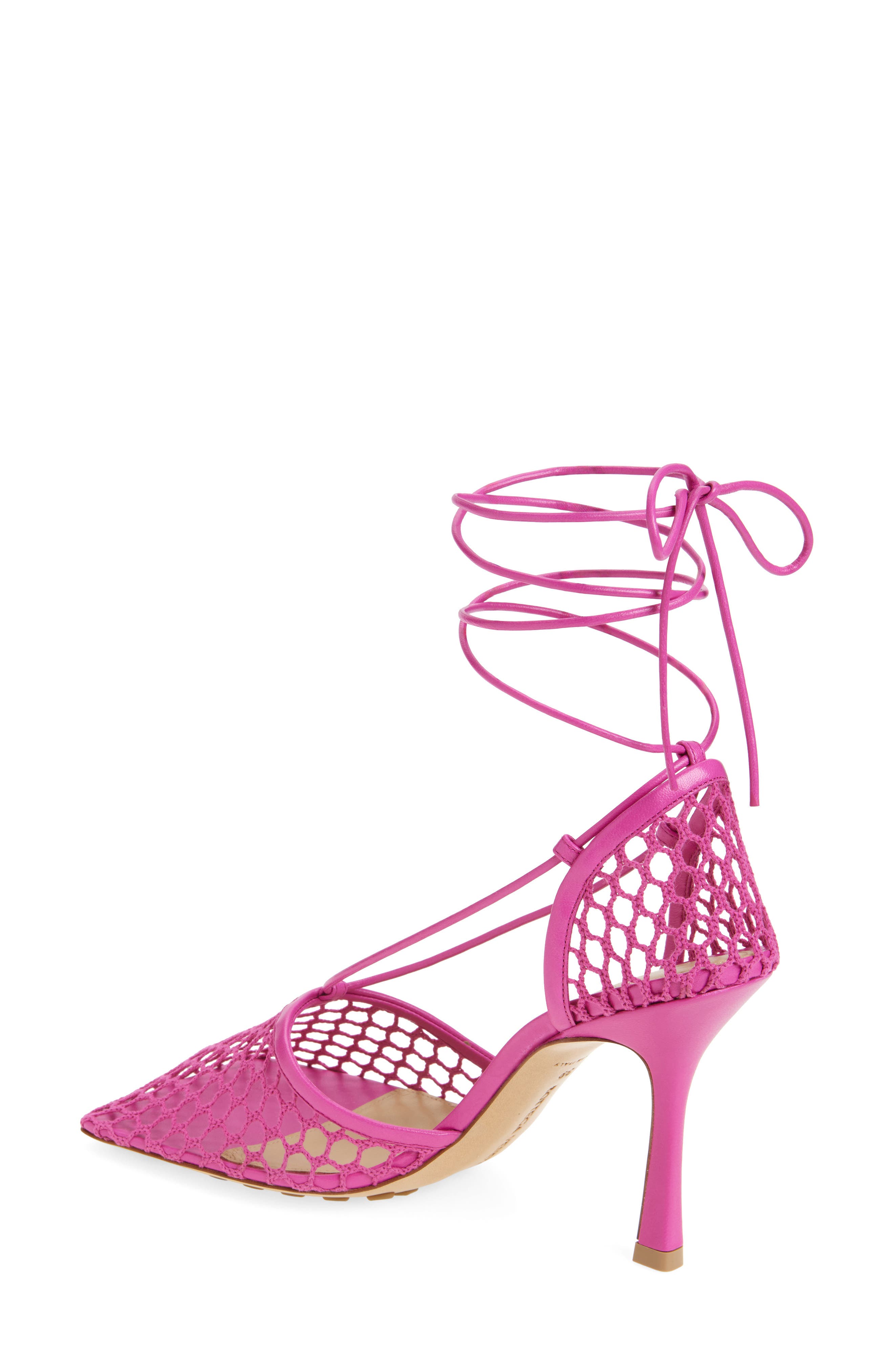 Bottega Veneta Stretch Lace-Up Sandal, Alternate, color, 