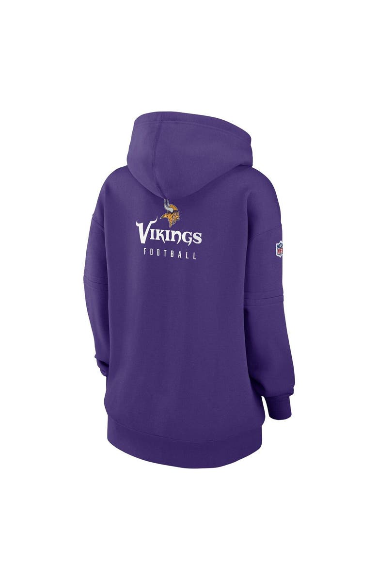 Nike Women's Nike Purple Minnesota Vikings 2023 Sideline Club Fleece Pullover Hoodie, Alternate, color,