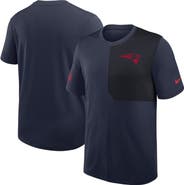 Nike Men's Nike Navy New England Patriots Sideline UV Performance Coach Shirt