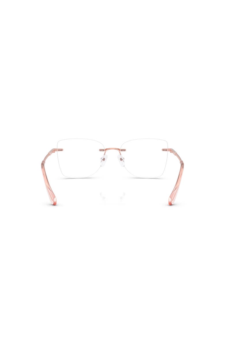 Michael Kors 53mm Square optical glasses, Alternate, color, Pink