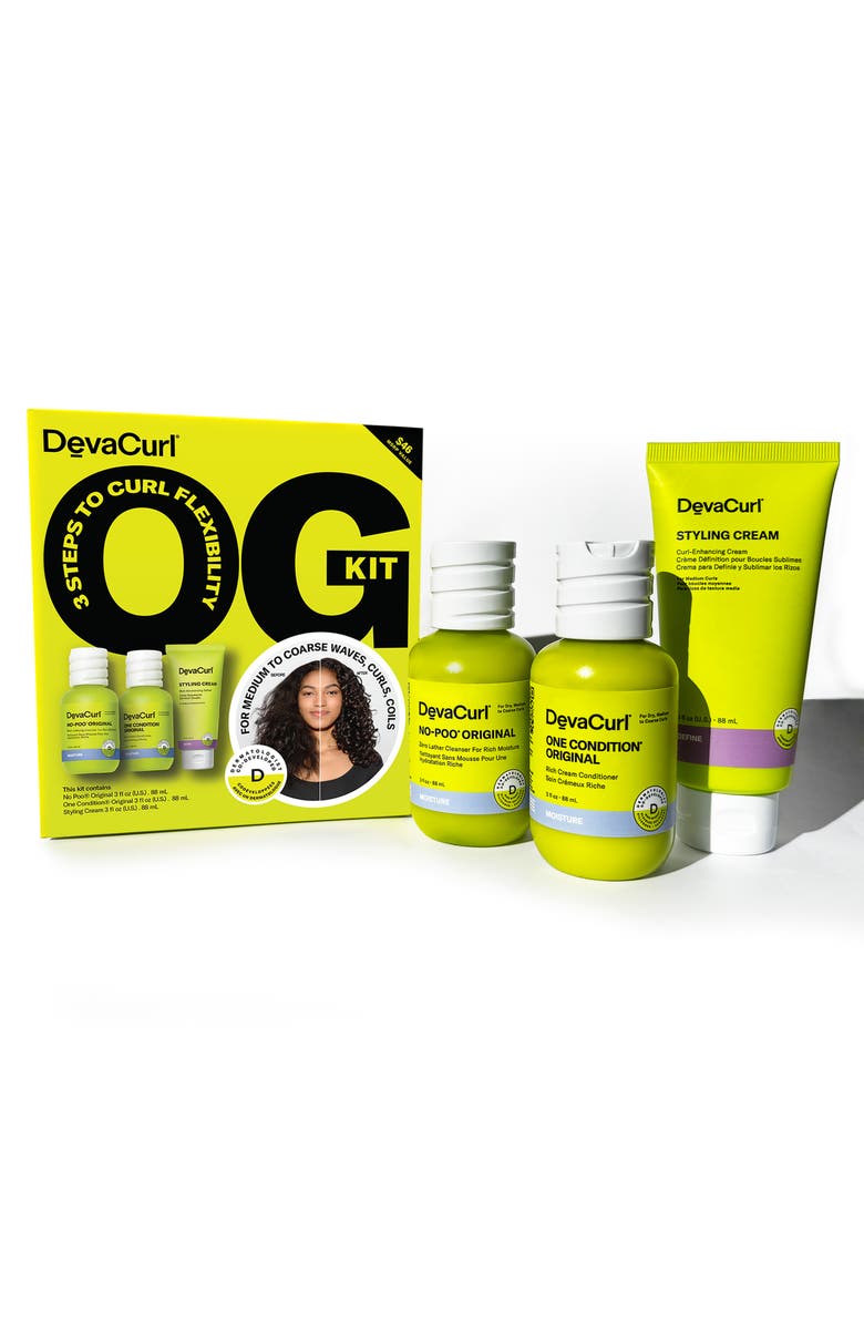 DevaCurl The OG 3-Piece Curly Hair Care Kit, Alternate, color,