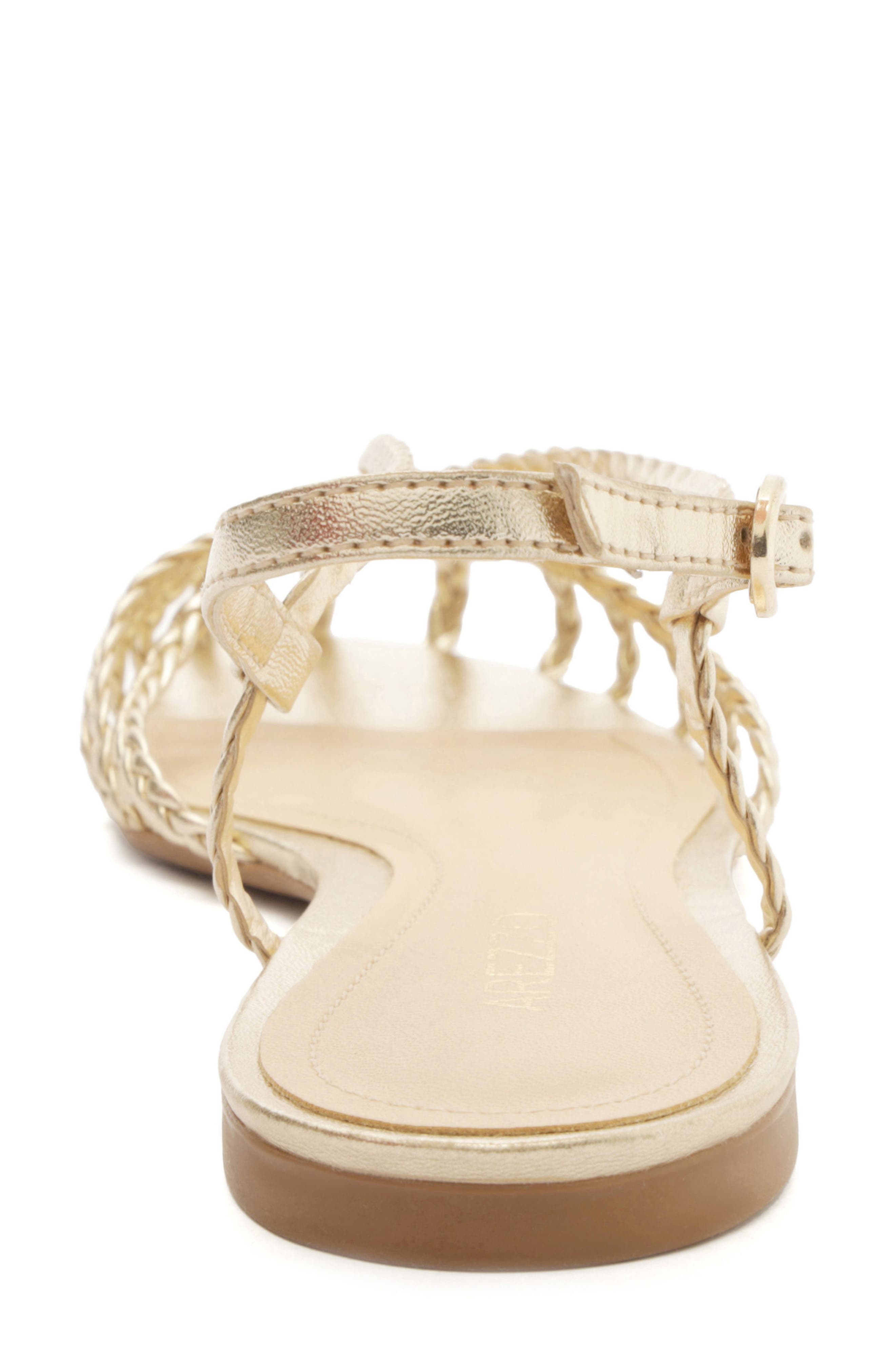 Arezzo Paola Slingback Sandal, Alternate, color, Platino