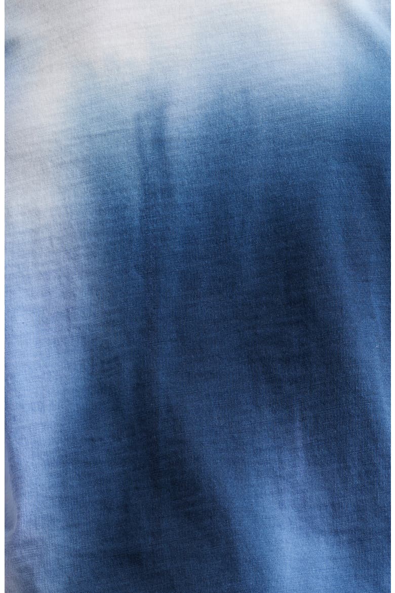 The Slub Tie Dye Cotton T-Shirt, Alternate, color, BLUE MULTI
