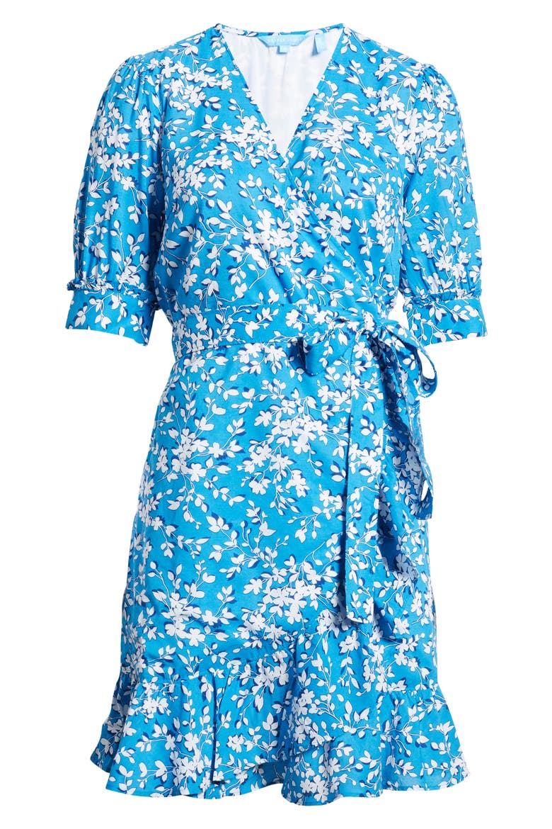 Wrap Dress, Alternate, color, BLUEBELL