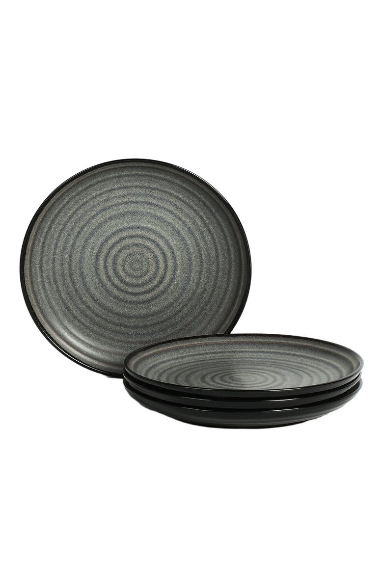 Stone Lain Dua Stoneware 4-Piece Salad Plate Set, Main, color, 