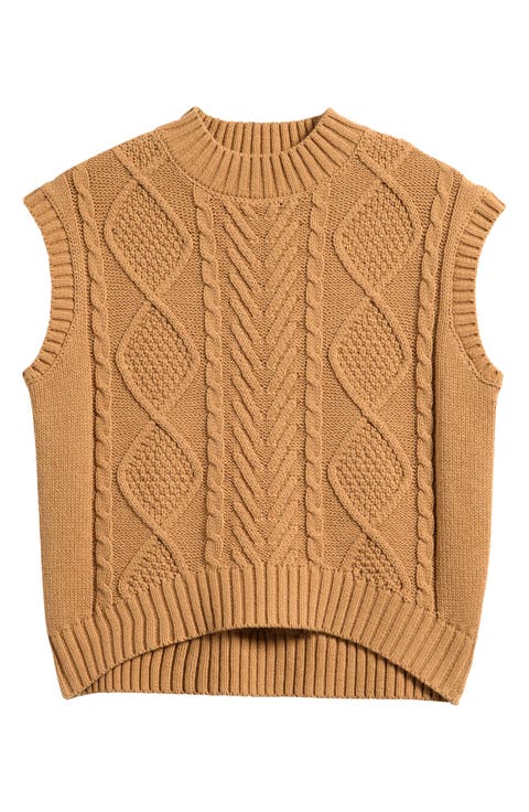 Kids' Cable Sweater Vest (Big Kid)