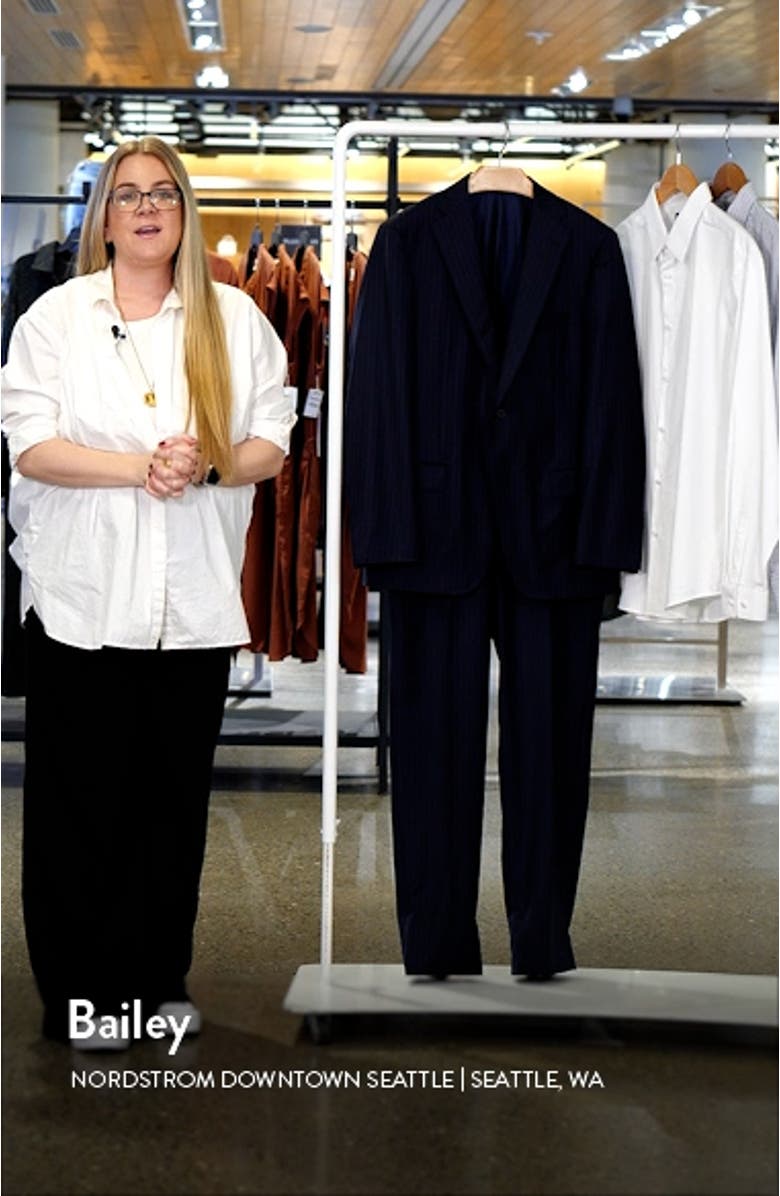 Stripe Super 150s Wool Suit, sales video thumbnail