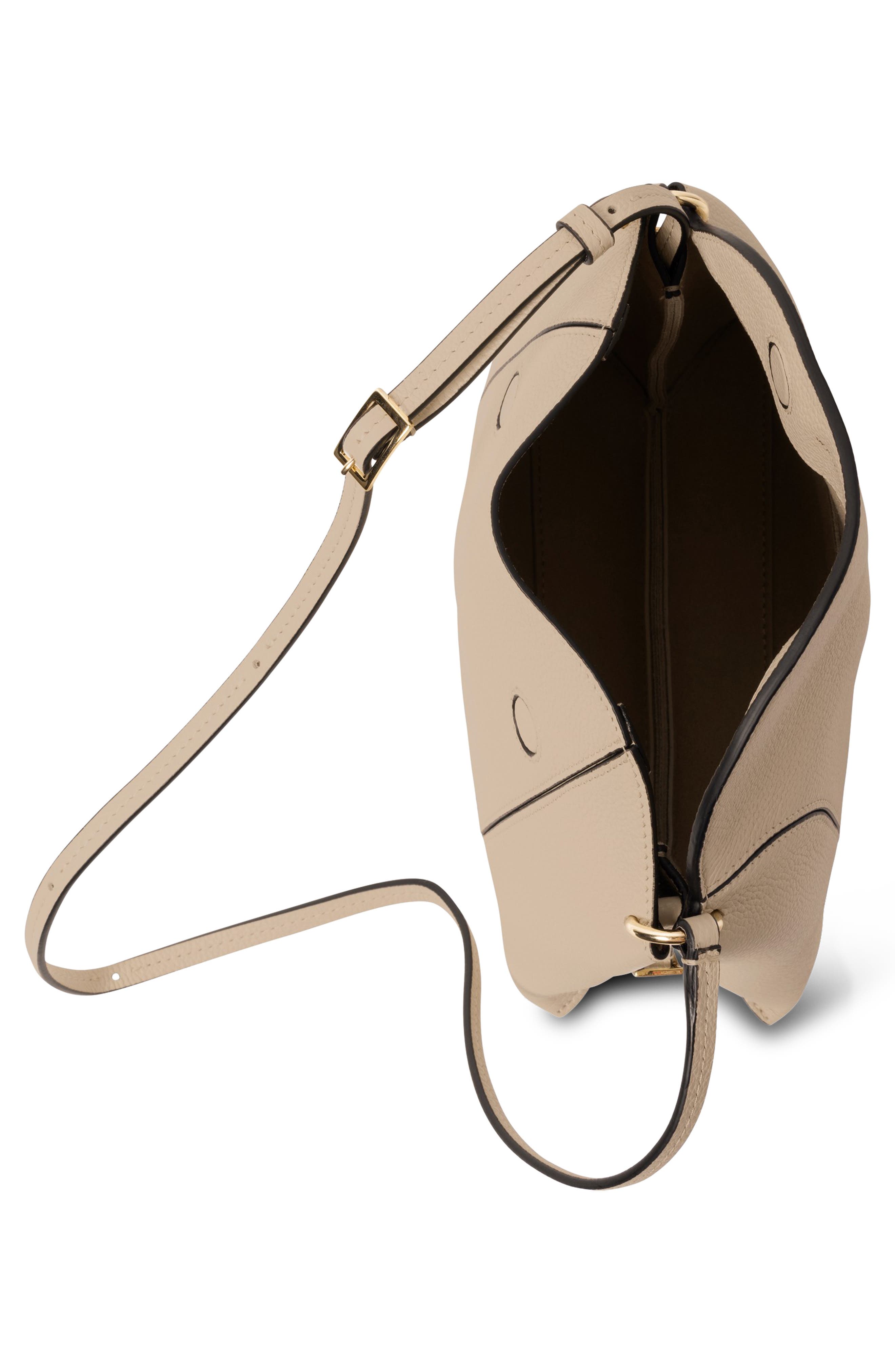 Penelope Leather Shoulder Bag, Alternate, color, PALISSANDER SUEDE