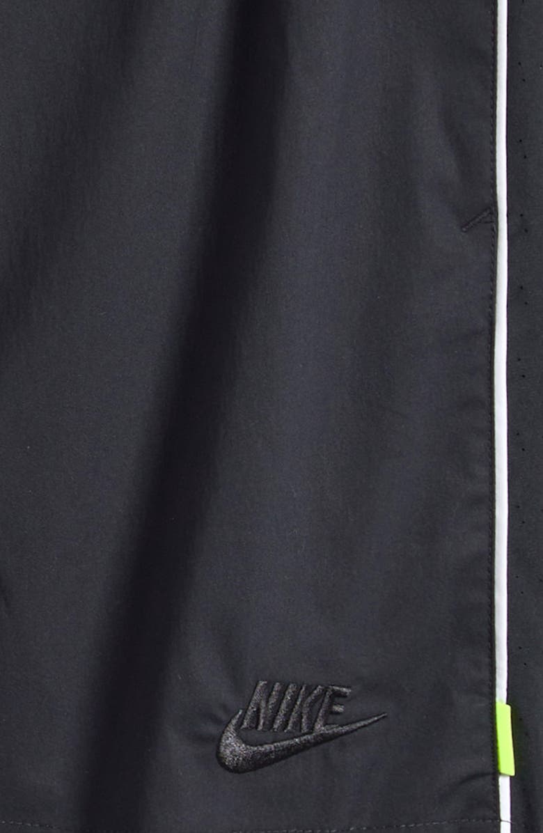 Nike Kids' Woven Drawstring Shorts, Alternate, color, Black/ Black/ White/ Black