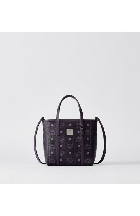 Mini Toni Top-zip Shopper In Visetos