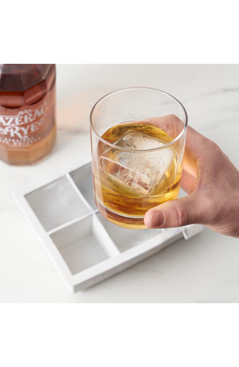 true Marbled Ice Cube Tray, Alternate, color, White