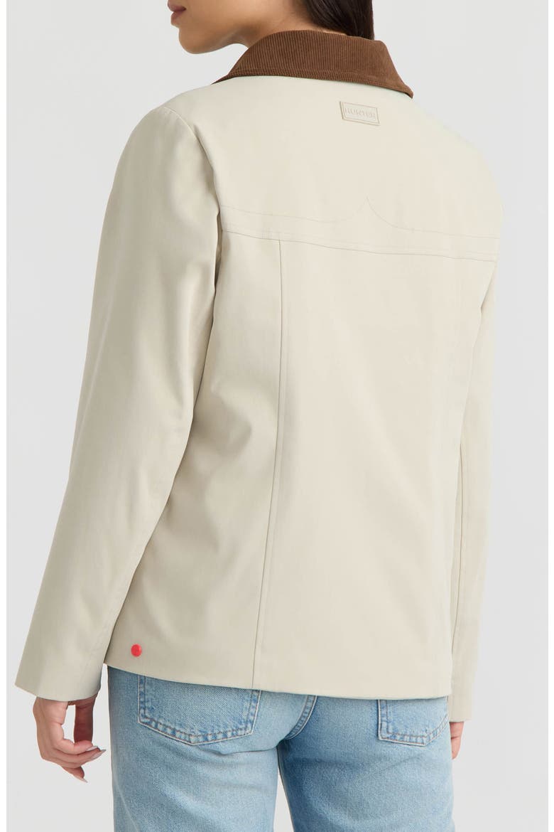 London Poly Canvas Padded Jacket, Alternate, color, VANILLA