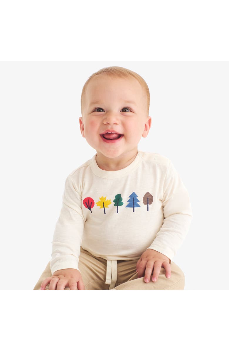 Primary Baby Long Sleeve Foliage Tee, Alternate, color, 