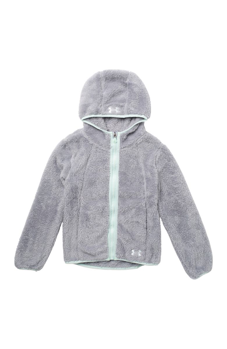 Under Armour Cozy Faux Fur Fleece Zip Hoodie, Main, color, 