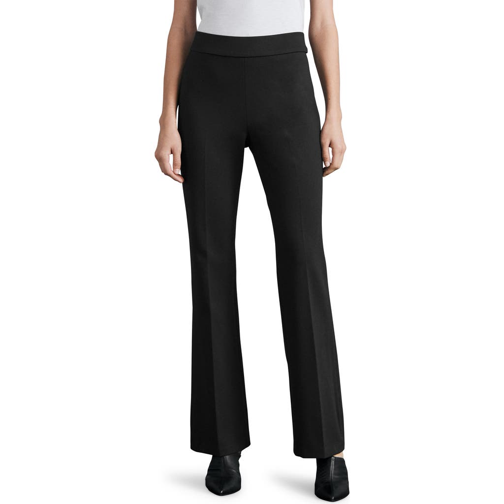 Rag & Bone Lily High Waist Bootcut Ponte Pants In Black