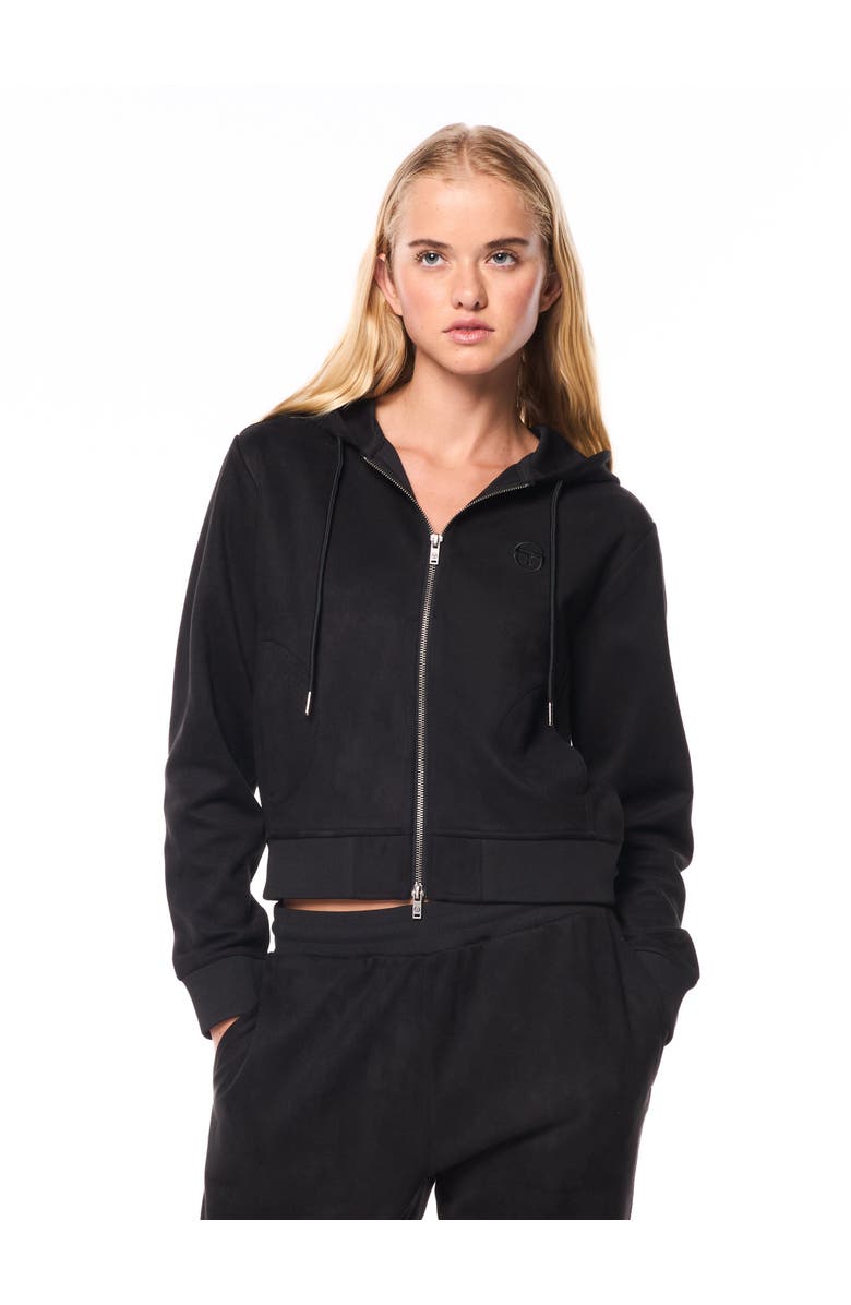 Sergio Tacchini Women's Camoscio Hoodie, Main, color, Black Beauty