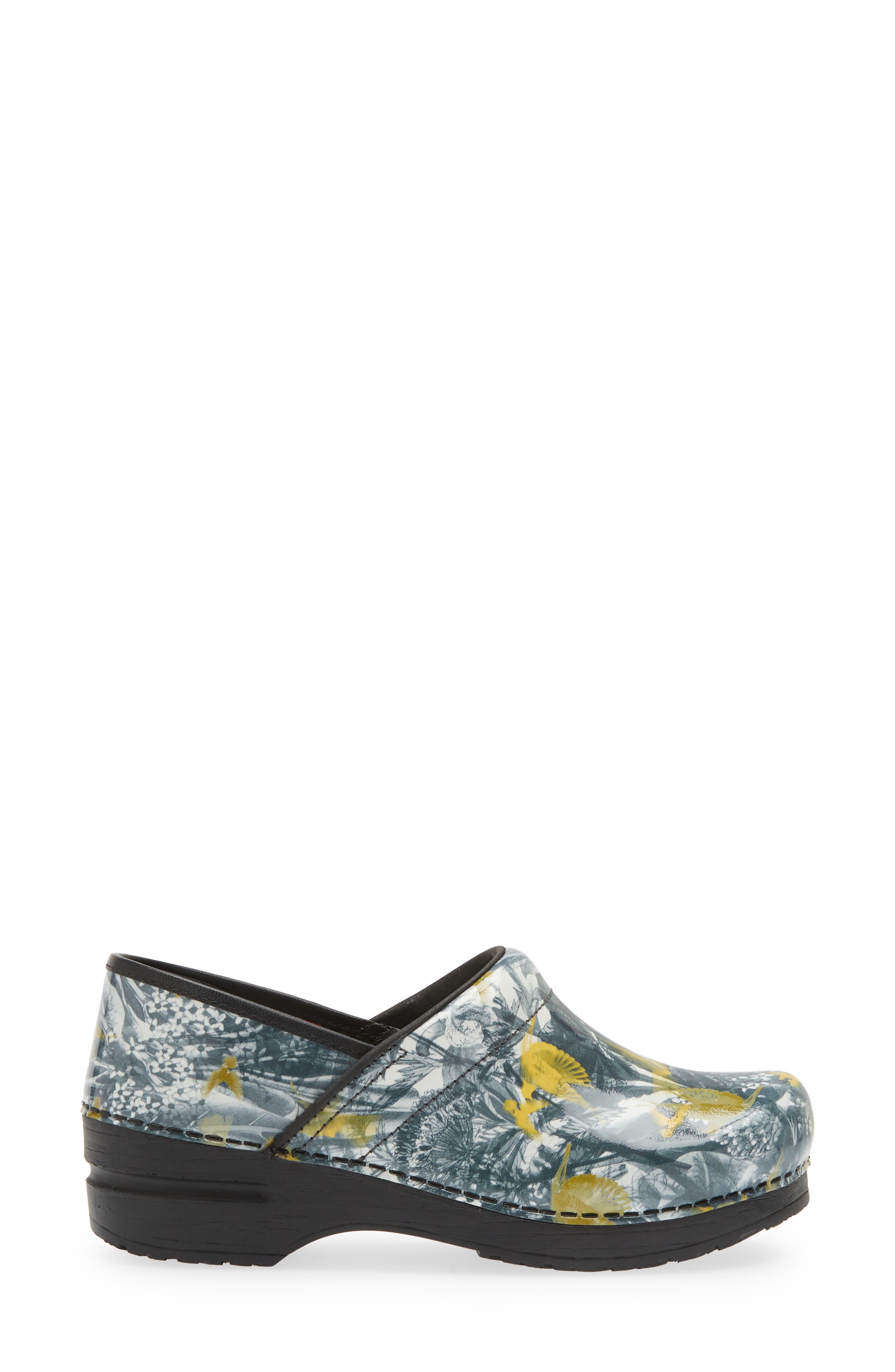 Sanita Flyaway Clog, Alternate, color, Yellow/ Grey
