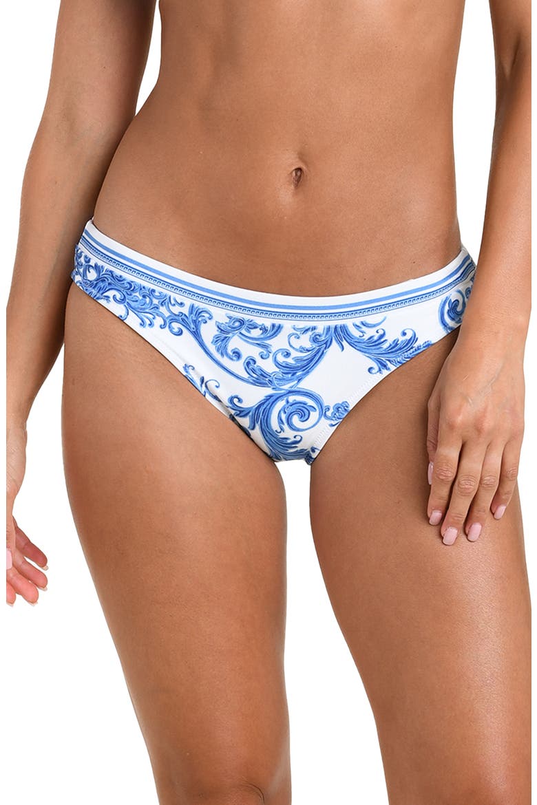 Nicole Baroque Bikini Bottoms, Main, color, BLUE