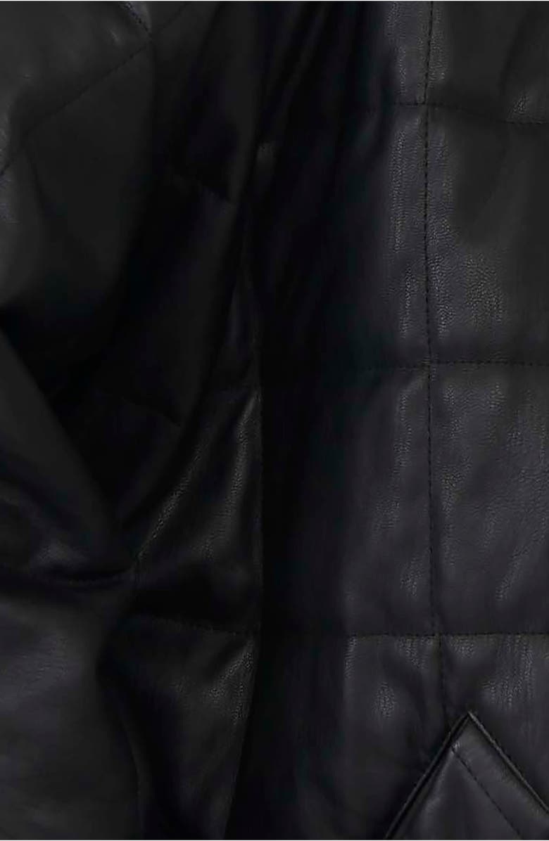 Free People Quilted Faux Leather Jacket, Alternate, color,