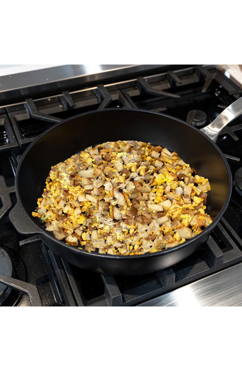 Swiss Diamond CHD Nonstick Saute Pan with Glass Lid, 3.8 qt, Alternate, color, Black