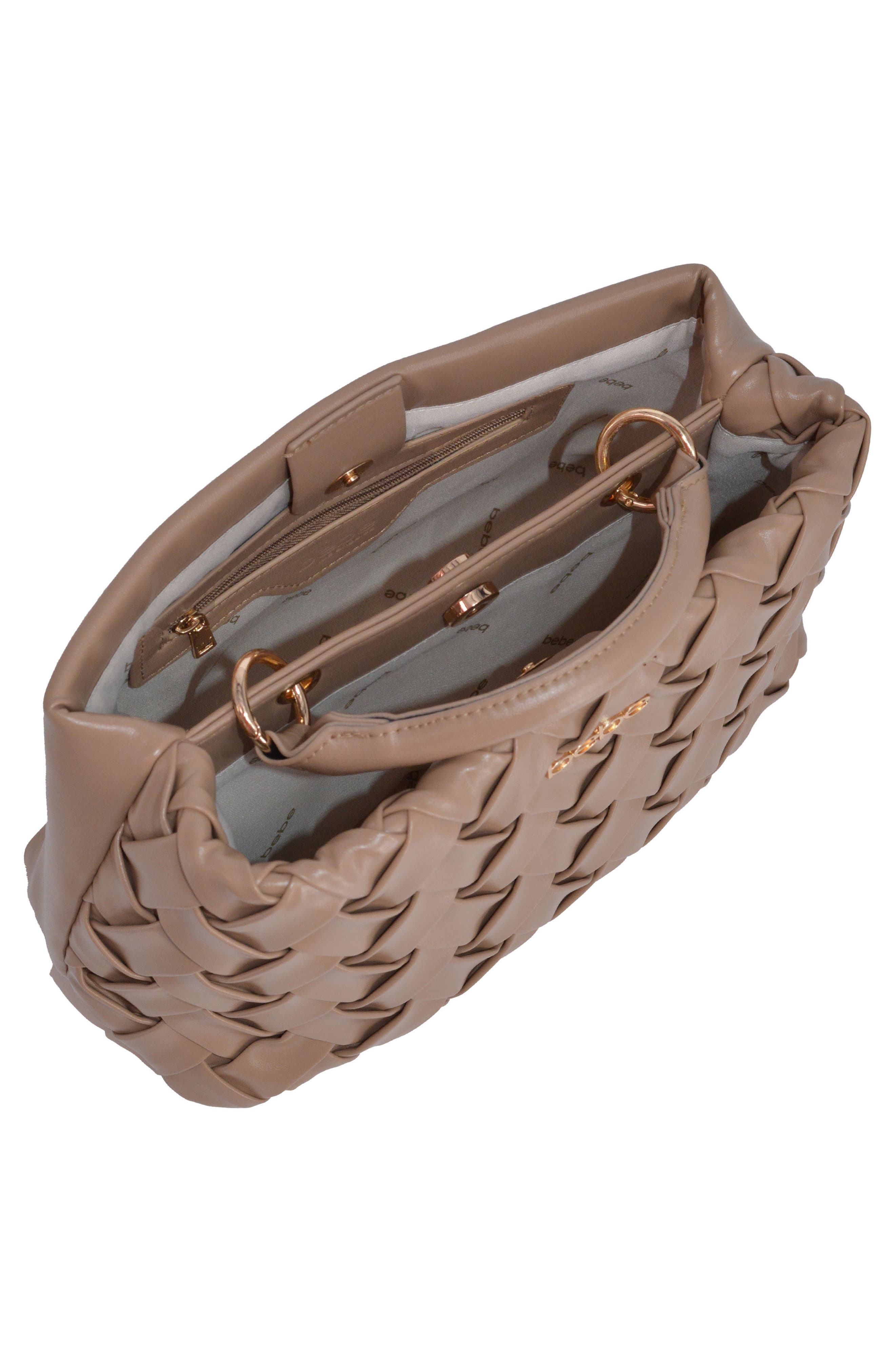Luca Satchel with Matching Wallet, Alternate, color, BEIGE