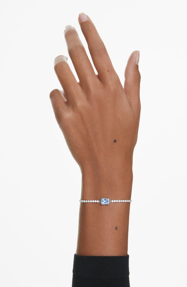 Swarovski Matrix Slider Bracelet, Alternate, color, Blue