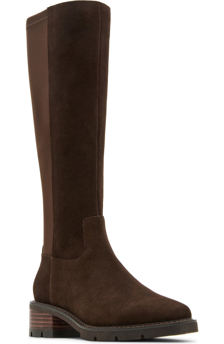Blondo Harriet Waterproof Knee High Boot, Main, color, Java Suede