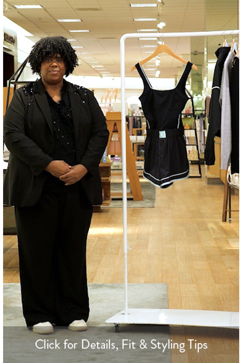 FP Movement Varsity Blues Mixed Media Romper video