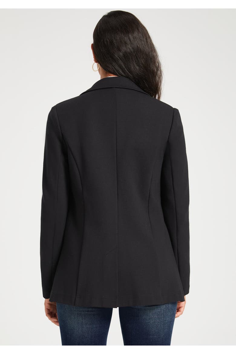 Classic Blazer Stretch Ponte, Alternate, color, Black