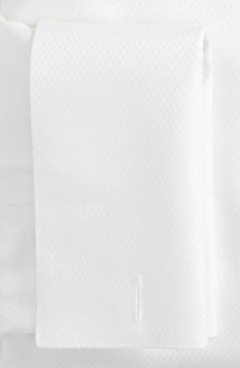 Trim Fit Solid French Cuff Tuxedo Shirt
