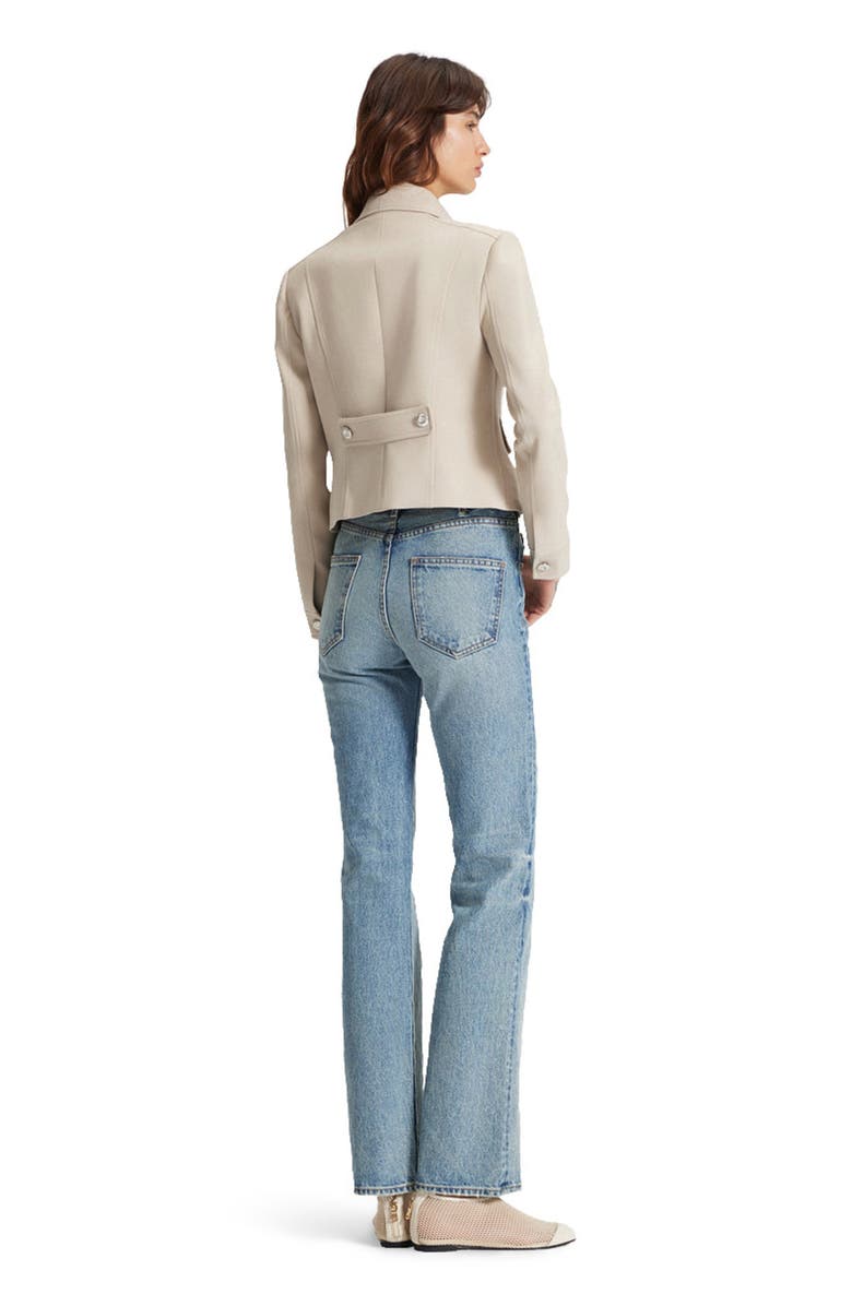 THEO The Label Daphne Collar-Tab Military Jacket, Alternate, color,