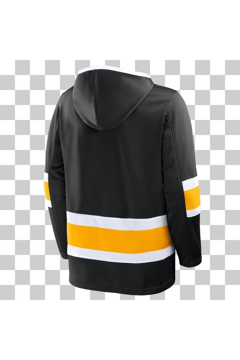 Men's Fanatics Black Pittsburgh Penguins Prime Time Fleece Hoodie, Alternate, color, Black