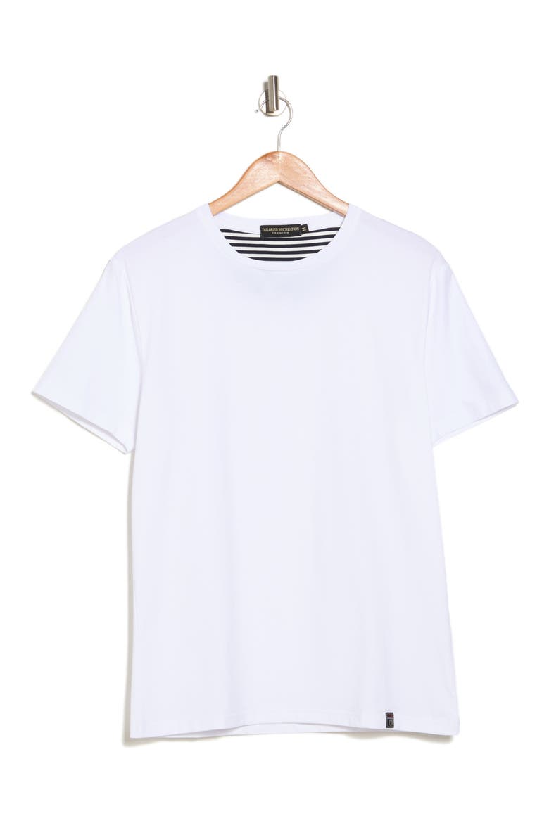 Solid Crewneck T-Shirt, Alternate, color, WHITE