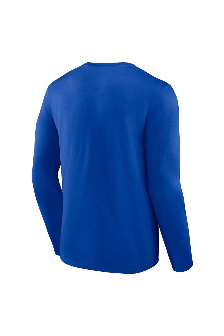 Men's Fanatics Branded Royal Kentucky Wildcats Distressed Arch Over Logo Long Sleeve T-Shirt, Alternate, color, Royal