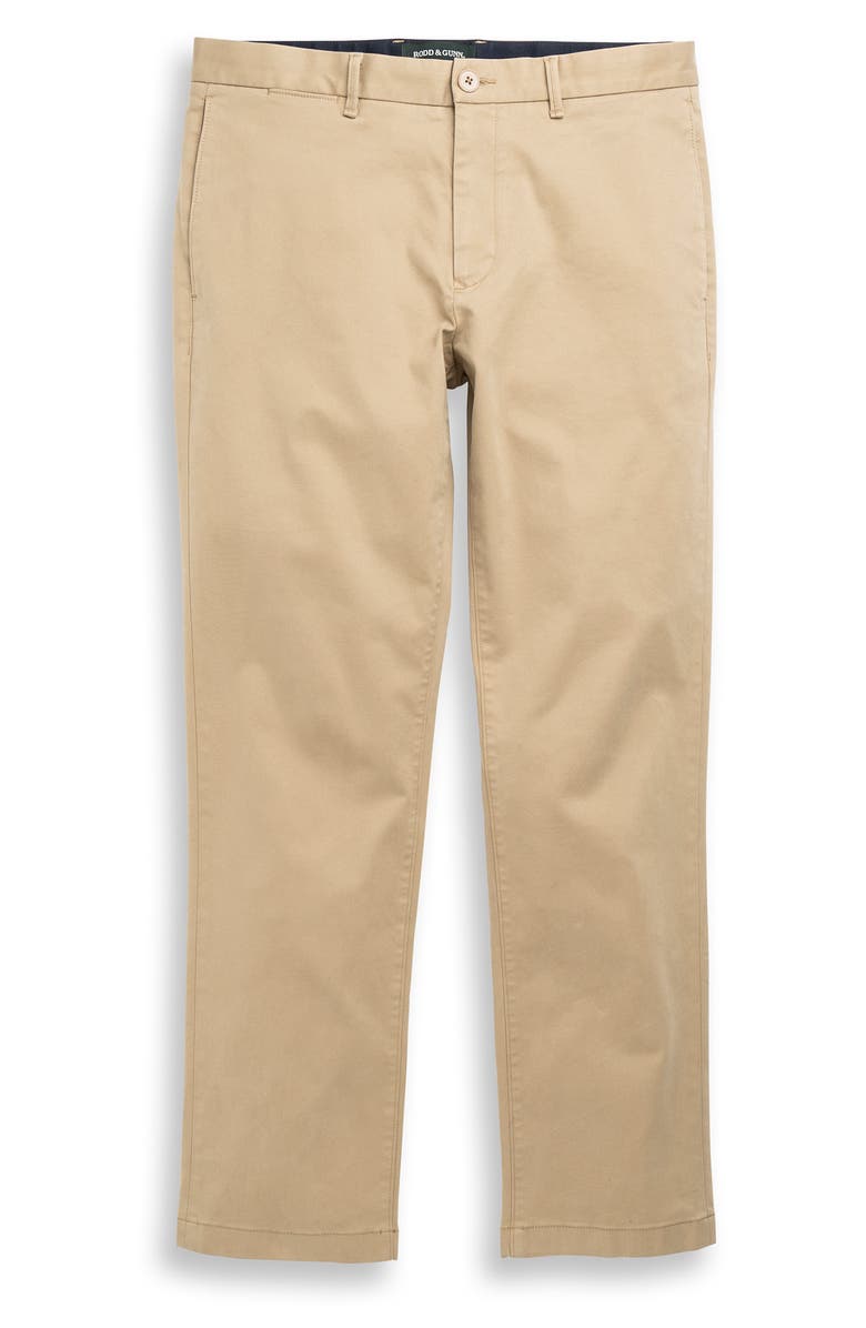 Rodd & Gunn West Cape Regular Stretch Flat Front Pants, Alternate, color, Sepia