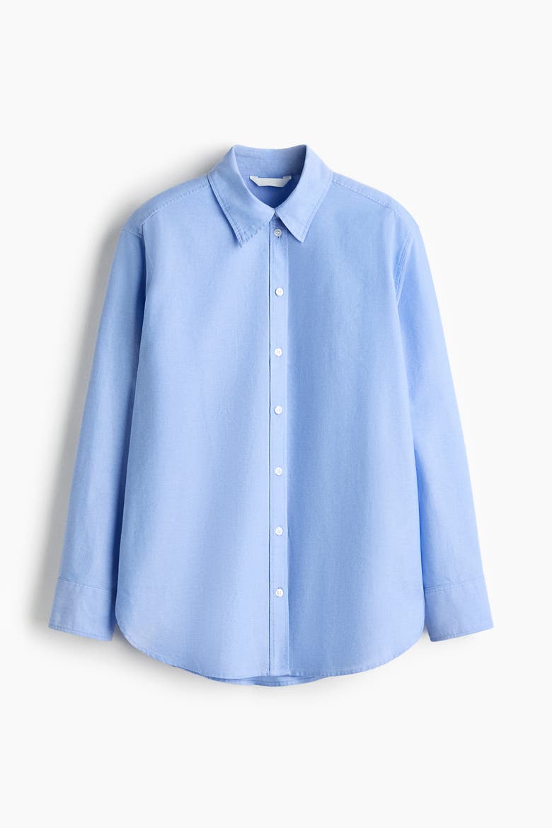 Oxford Shirt, Alternate, color, Blue
