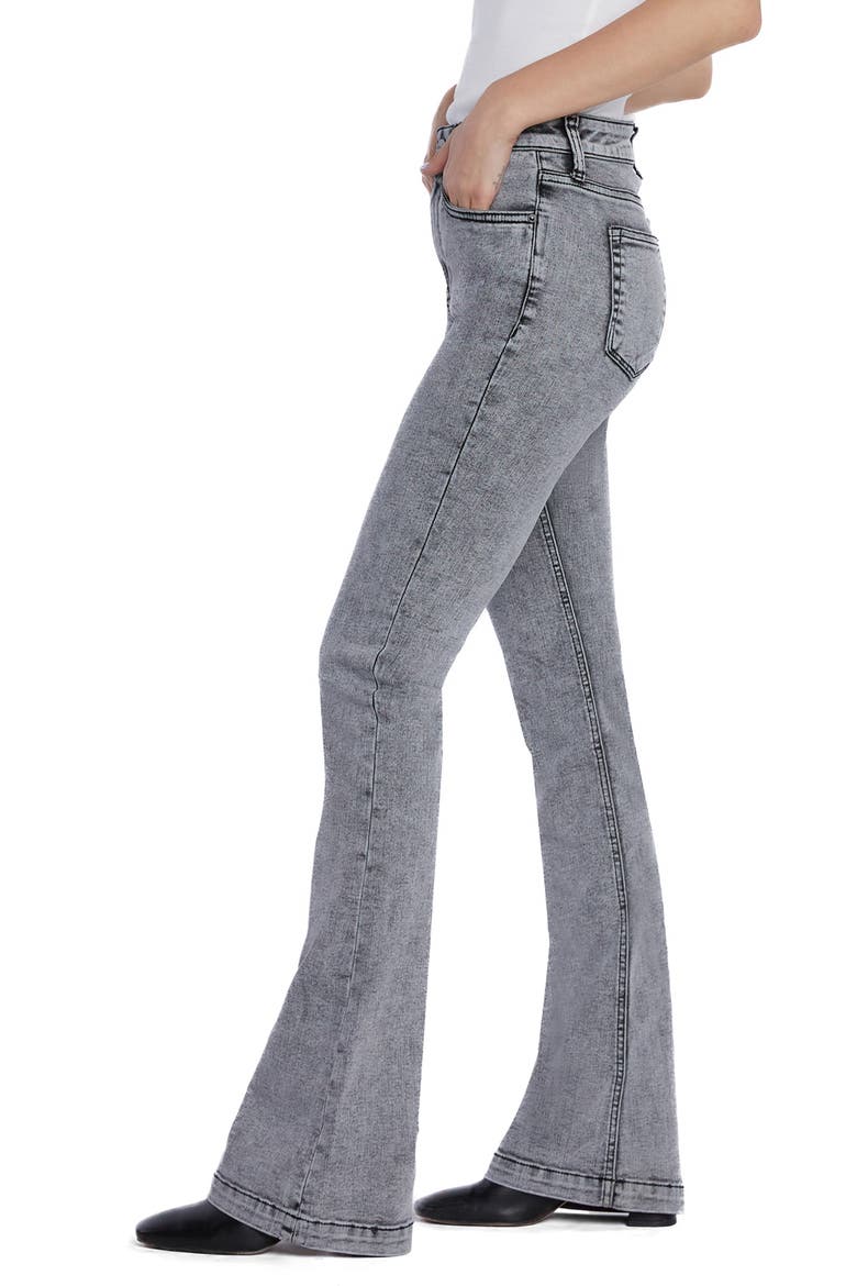 Rosa Flare Jeans, Alternate, color, GREY WASH