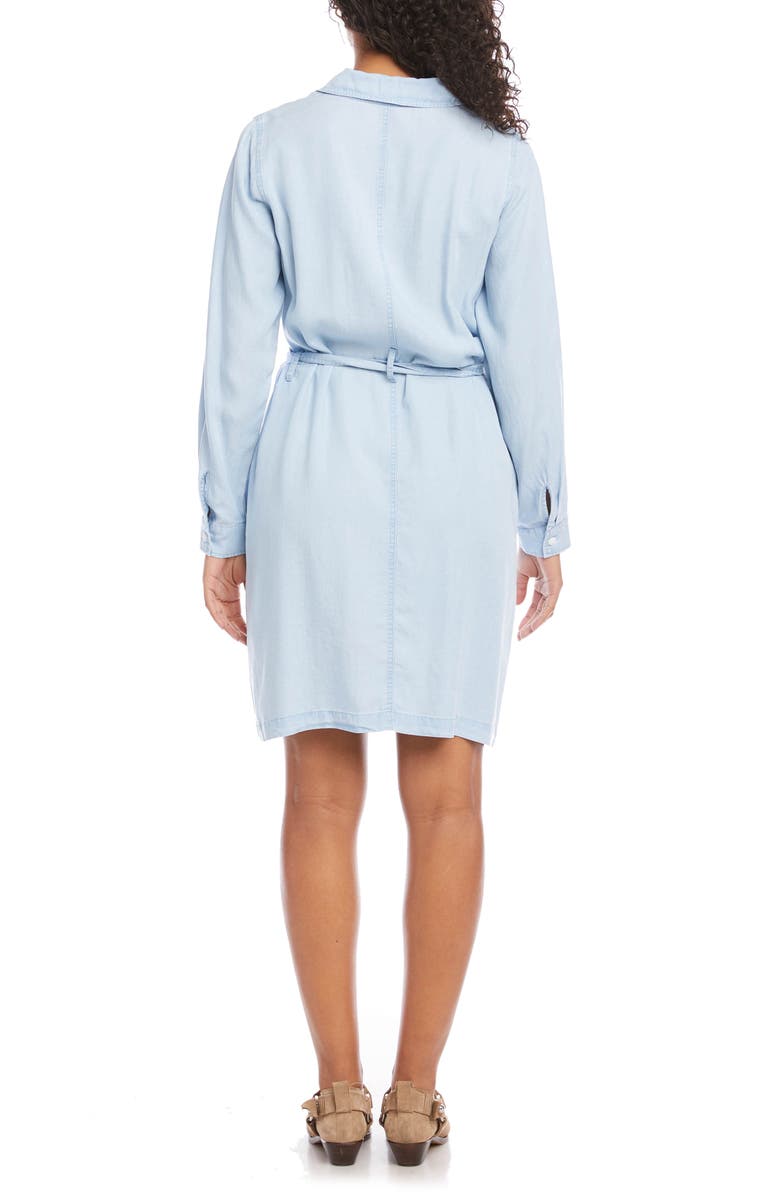 Karen Kane Chambray Shirtdress, Alternate, color, 