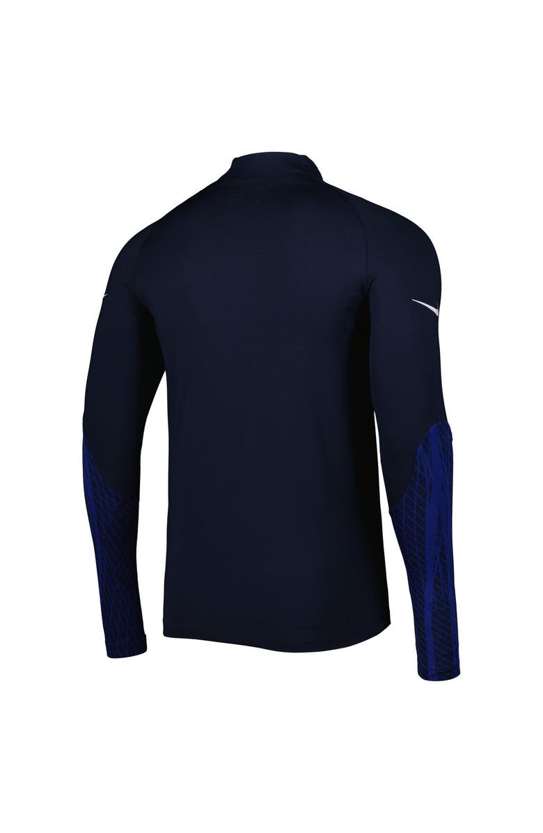 Nike Men's Nike Navy USMNT 2022 Strike Drill Performance Raglan Quarter-Zip Long Sleeve Top, Alternate, color, Navy