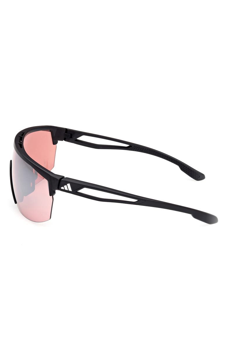 adidas Shield Sunglasses, Alternate, color, Matte Black / Bordeaux Mirror